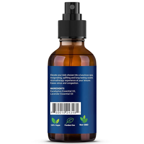 Nexon Botanics Eucalyptus & Lavender Shower Steamer Spray, 2 fl oz - Aromatherapy, Mood Enhancer, Instant Deodorizer