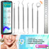 Dental Tools, Stainless Steel Teeth Cleaning Kit with Tooth Scraper and Plaque Remover