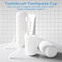 Toothbrush Travel Case, Portable Plastic Container for Traveling, Toothbrush Holders (White)