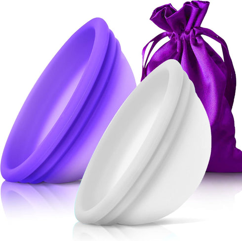 Reusable Menstrual Disc - Set of 2 Soft Period Discs for Women
