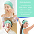 Whaline 4 PCS Spa Headband, Makeup Hair Band, Stretch Terry Cloth for Sport, Yoga, Shower (Mint Green)