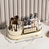Rotating Makeup Organizer for Vanity with Brush Holder, Cosmetic Makeup Storage,Lotions Display Cases,Large Spinning Makeup Skincare Organizer, Countertop Makeup Perfume Organizer(15x6.3'')