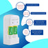 SULLMAR CR2 3vBattery, CR2 3V CR2 3.0V Set (2pcs Set) Battery Rechargeable Long Life, Battery Smart Low Self-Discharge