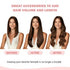 Vlasy Micro Rings Links Beads, 3.4mm Microlink Beads Non-Silicone Copper Tubes for Hair Extensions (1000Pcs, Black)
