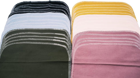 Reusable Paperless Towels, Washable 100% Cotton Cloth - 30 Pack 10'' X 10'' Eco Friendly Paper Towels