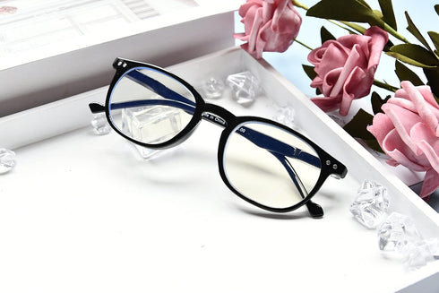 Eyekepper Blue Light Blocking Reading Glasses for Men and Women, Vintage Readers
