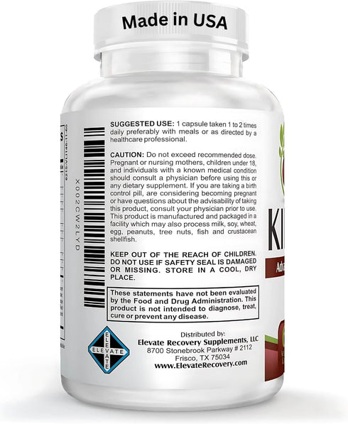 Kidney-PRO with 21 Kidney Health Supplements, All-in-1 Formula for Happier Kidneys & Urinary Tract, 60 Capsules