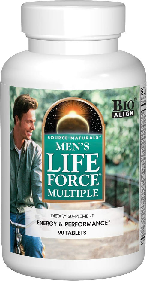 Immune 13 180 Source Naturals Men's Life Force Multiple Daily Multivitamin & Health Supplement - Essential Vitamins