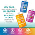 Designer Wellness Protein Smoothie, Real Fruit, 12g Protein, Low Carb, Zero Added Sugar, 12 Count