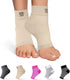 Bitly Plantar Fasciitis Socks for Women & Men, Foot & Ankle Compression Sleeve, Nude, XL