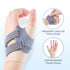 CMC Thumb Brace for Left Hand, Adjustable Thumb Splint with Sleeve for Muscle Strain, Trauma, Arthritis, Gray, Small