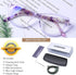 AQWANO Women Computer Reading Glasses, Blue Light Blocking, Vintage Cat Eye Readers, Purple 2.75
