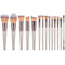 14-Piece Premium Synthetic Makeup Brush Set for Foundation, Powder, Concealers, Eye Shadows, and Blush