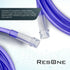 ResOne 5pk 50Ft Oxygen Supply Tubing, Crush Resistant Standard Connectors for Nasal Cannulas, Purple