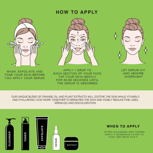 Hydration and Exfoliating Face Serum | 2 OZ (Hyaluronic Acid)