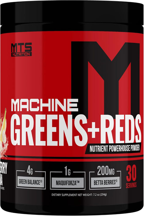 Greens + Reds Machine (Strawberry Banana)