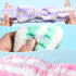 YGDZ Spa Headband for Washing Face, Fluffy Bow Makeup Headband Set for Women & Girls