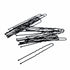 SWACC Women Clip in Hair Extensions – Long Straight/Curly Wavy Ponytail Synthetic Hair Piece (1B#-Off Black)