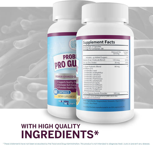 Probiotic Pro Gut Vita - Gut Health Support Probiotic & Vitamin Formula, Promote Healthy Digestion & Nutrient Absorption
