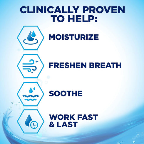 Biotène Oral Rinse Mouthwash for Dry Mouth, Fresh Mint, Breath Freshener and Treatment, 33.8 FL oz (Pack of 2)