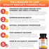 Vitality Rescue Omega 3 and Turmeric Supplement w/Bioperine, CurcuWin 46X Superior Absorption Curcumin to Support Workout Recovery, Joint, Muscle, Cardio & Brain Health, 30 Caps