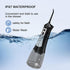 Cordless Water Flosser for Teeth Cleaning, 300ML Portable Electric with 5 Modes & 6 Jet Tips, IPX7 Waterproof for