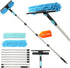 ScroRich 122'' Window Washing Kit with Extension Pole, 2-in-1 Window Cleaning Kit with