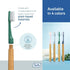 TEPE Choice Soft Toothbrush, Dental Toothbrush for Teeth Cleaning with 3 Replaceable Heads, Green