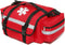 Empty First Aid Bag for Emergency Trauma Medical Organizer, Shoulder Carry Bag 13 x 9 x 7, Red