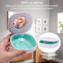 Doboli 2 Pack Retainer Case - Vent Holes, Mirrors, Compatible with Invisalign, Night Guards, Includes Storage Bag