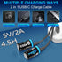 Home4me 4 Pack, 9000mWh 1.5V 2-in-1 Rechargeable D Batteries Rechargeable Lithium D Battery, D Cell Batteries