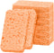 12-Pack Non-Scratch Scrub Sponges for Dishes, Cleaning Sponges for Kitchen Home and More (Orange)