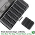 QIANYIXIN 7 3 Weekly Pill Organizer, Day Large Pill Box Times a Day, One-Touch Easy Open Travel Medication Case