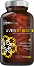 OmniBiotics Liver Cleanse Detox & Repair Supplement - 60 Vegan Capsules with Milk Thistle and Dandelion Root