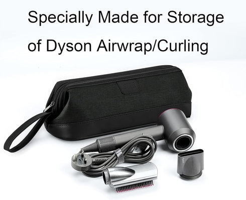 Portable Travel Storage Bag for Dyson Supersonic Hair Dryer, Airwrap Styler, and Corrale Hair Straightener
