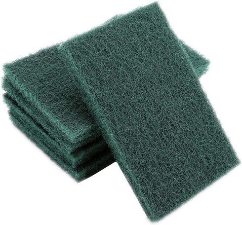 Jwthee 5Pcs/Set Scourer Scouring Pad, Heavy Duty Scour Pads Sponge Dish Scrubber Non-Scratch Reusable Household Scrub