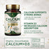 Calcium 1200 mg with Vitamin D3, 180 Tablets, Supports Bone Strength, Teeth & Immune System, Nature's Absorbable Calcium