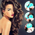 JANYUN 40 Pcs Magic Hair Rollers - 20 pcs Large and 20 pcs Small Silicone Curlers (Pale Cyan)