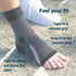 OrthoSleeve Compression Ankle Brace for ankle support, sprains, instability, and general pain, achilles tendonitis wrap