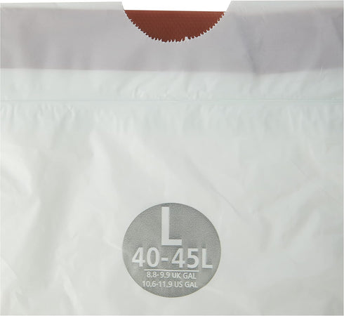 Pack 30 40-45 Brabantia Waste Bags Dispenser L, Pcs, Litre, White