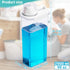 Laundry Detergent Dispenser - 2 Pack, 98 oz with 4 Removable Labels, BPA Free & PET Plastic for Organization
