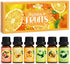 ARVIDSSON Fruits Essential Oils Set - Natural Citrus Essential Oil for Diffuser & Candle Making, Fruity Fragrance Oils