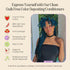 INH Semi Permanent Hair Color, Aquamarine Hair Dye, Color Depositing Conditioner, Temporary Blue Green Tint