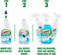 Libman Iluma Glass & Mirror Cleaner, 24 fl oz Refillable Bottle with 5 Total Concentrated Dissolvable Pods