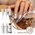 RARJSM Gel Paint for Nail Art, Nude Liner Gel Polish Set, 12 Colors with Thin Sharp Brush