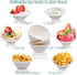 100 Pcs 8oz Disposable Paper Bowls, Natural Compostable Heavy-Duty Bagasse Bowls for Parties and Everyday Use