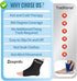 Ankle Ice Pack Wrap for Swelling Compression Freeze Sleeve for Injuries, Plantar Fasciitis, Achilles Relief