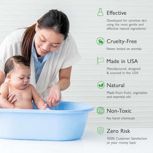 SoCal Suds & Company Organic Baby & Kids Conditioner, 12oz, Gentle Natural Ingredients for Sensitive Scalp