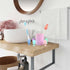 6 Pcs Silicone Fish Toothbrush Covers, Cute Standing Tooth Brush Holder, Travel Protector Cap for Household