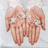 Unicra Silver Bride Wedding Hair Pins, Pearl Bridal Hair Pieces with Rhinestone Prom Hair Clips (Pack of 3)